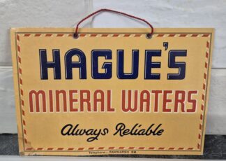 Hagues Mineral Waters Showcard (937)