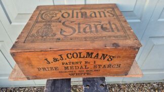 Colmans Starch Wooden Box (JE)
